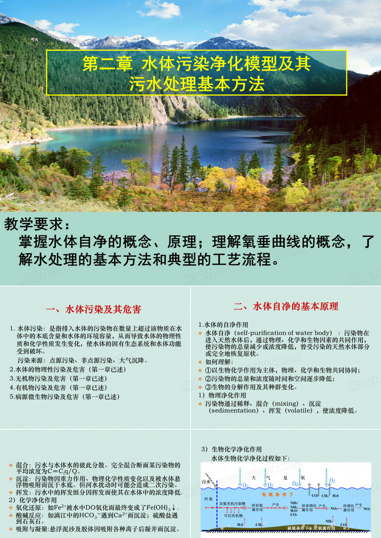 水体污染与自净