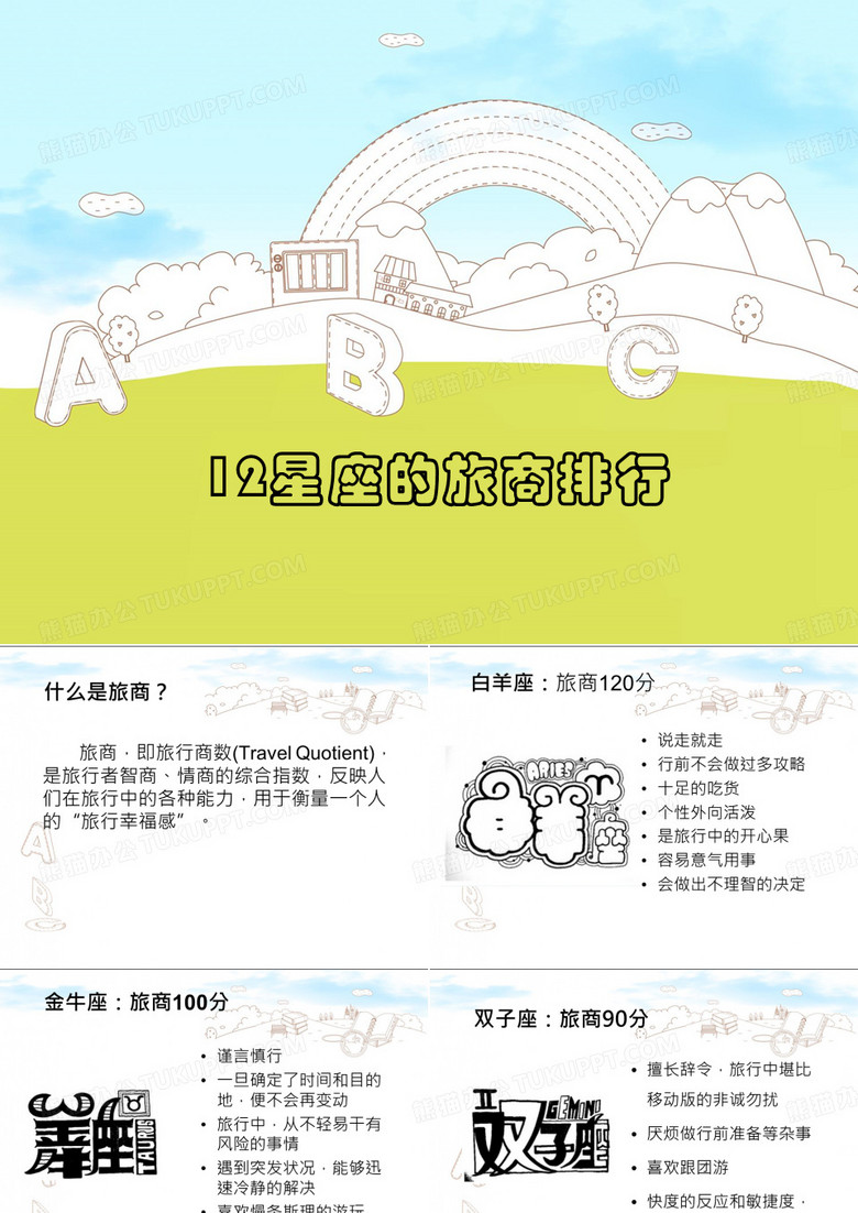 12星座的旅商排行