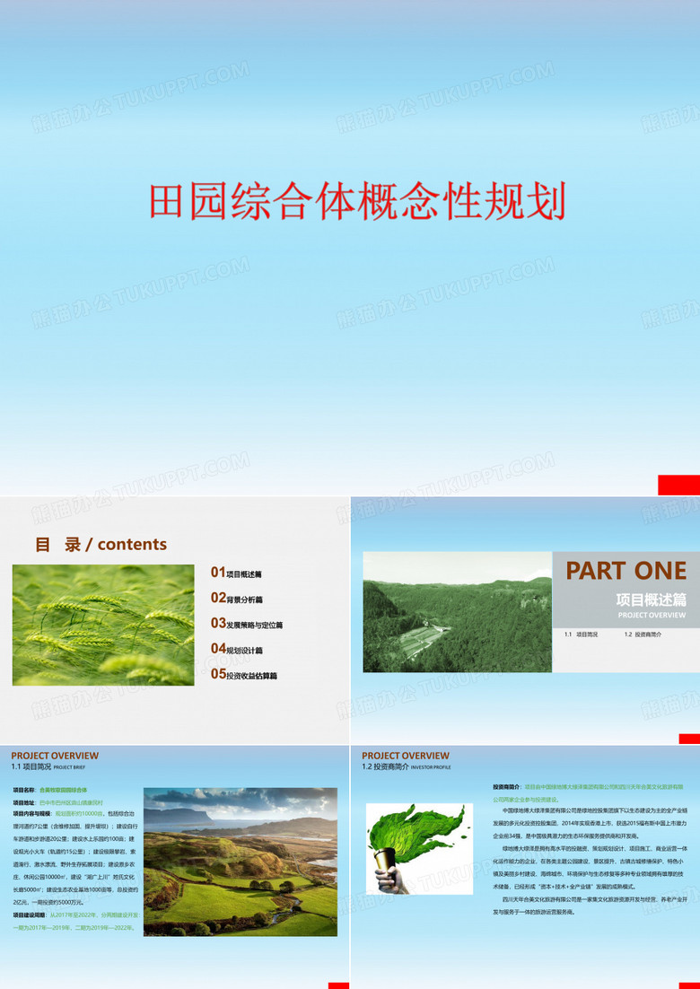 田园综合体概念性规划