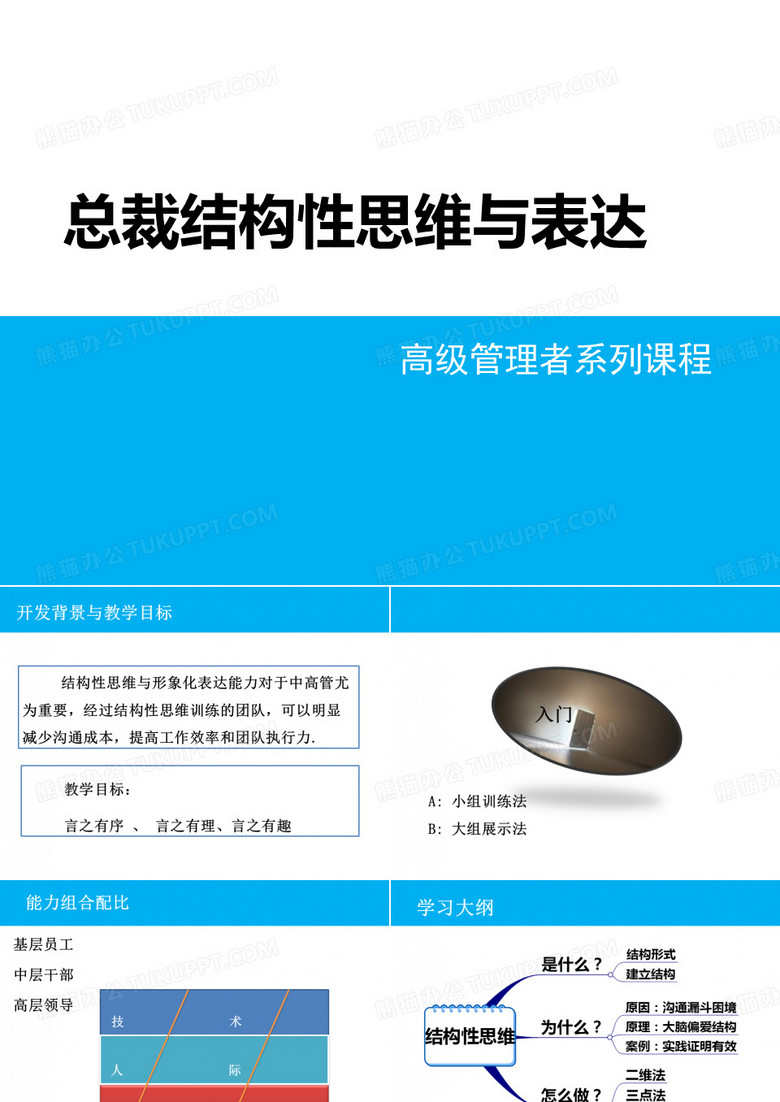 总裁结构性思维ppt课件
