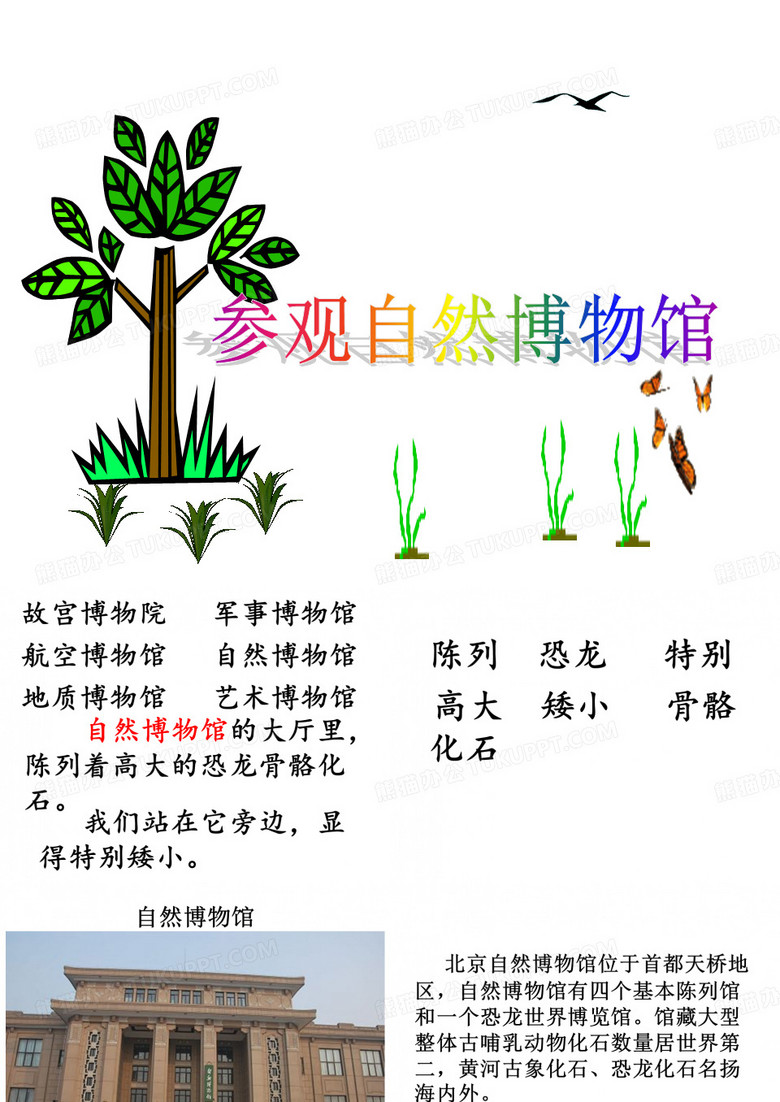《参观自然博物馆》