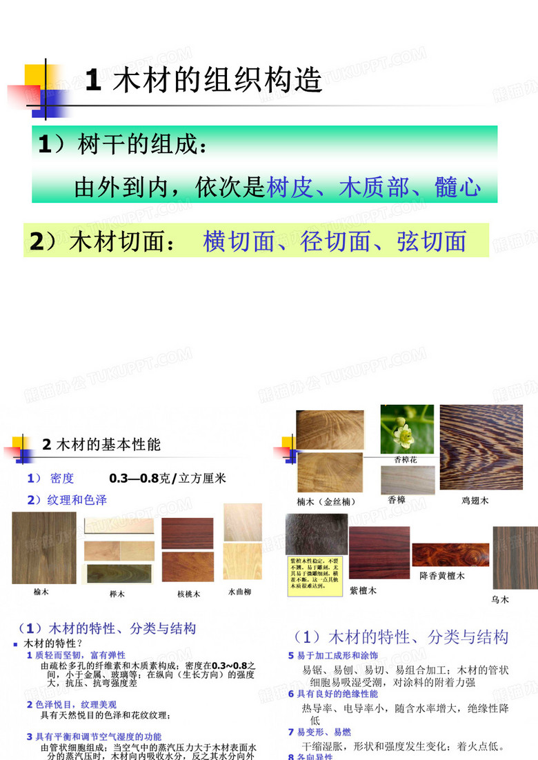 木材的特性