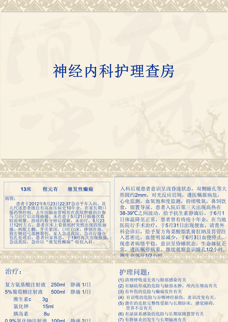 神经内科护理查房