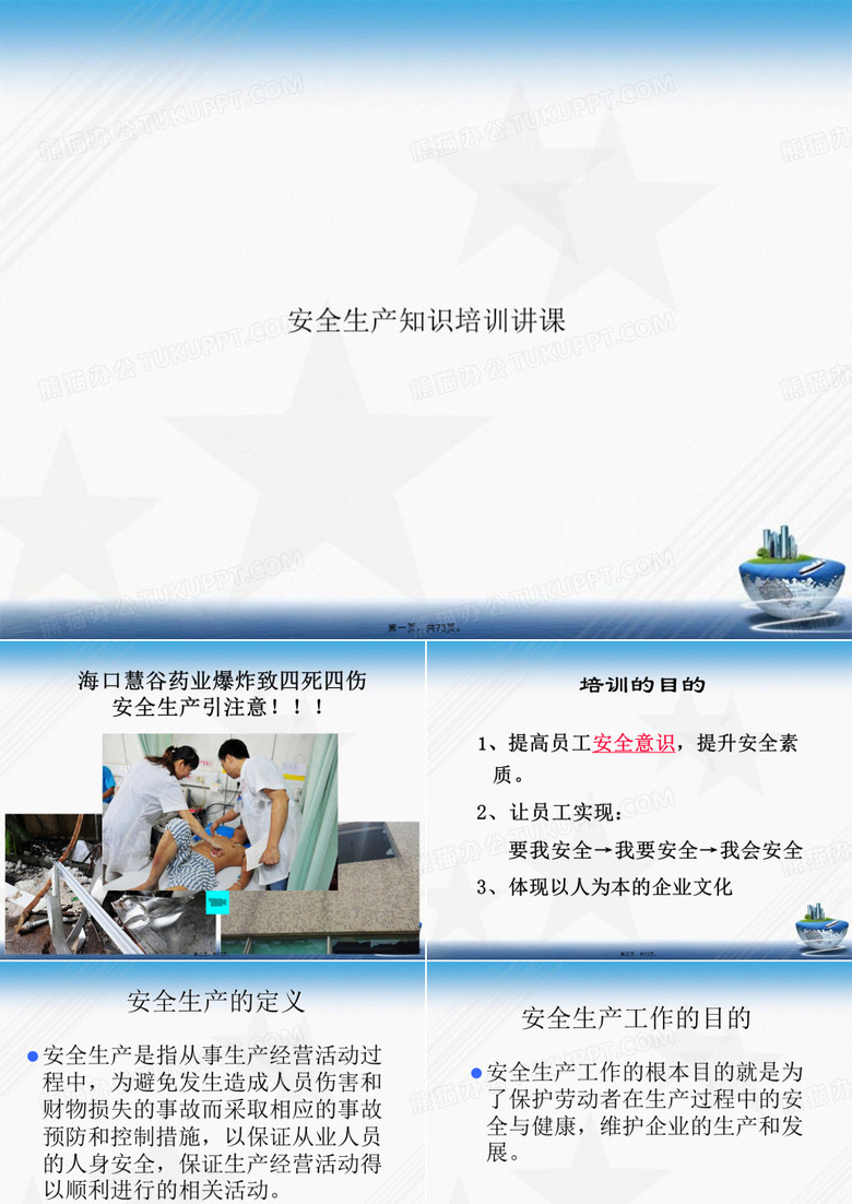 安全生产知识培训讲课讲课文档