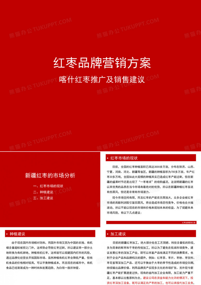 红枣品牌营销方案