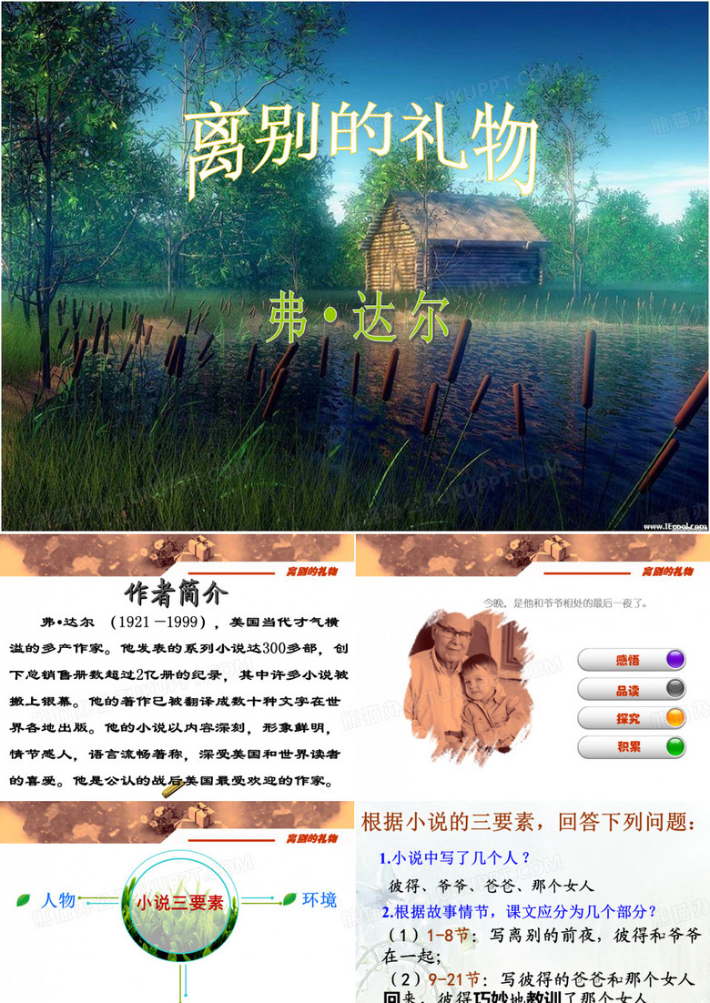 离别的礼物PPT