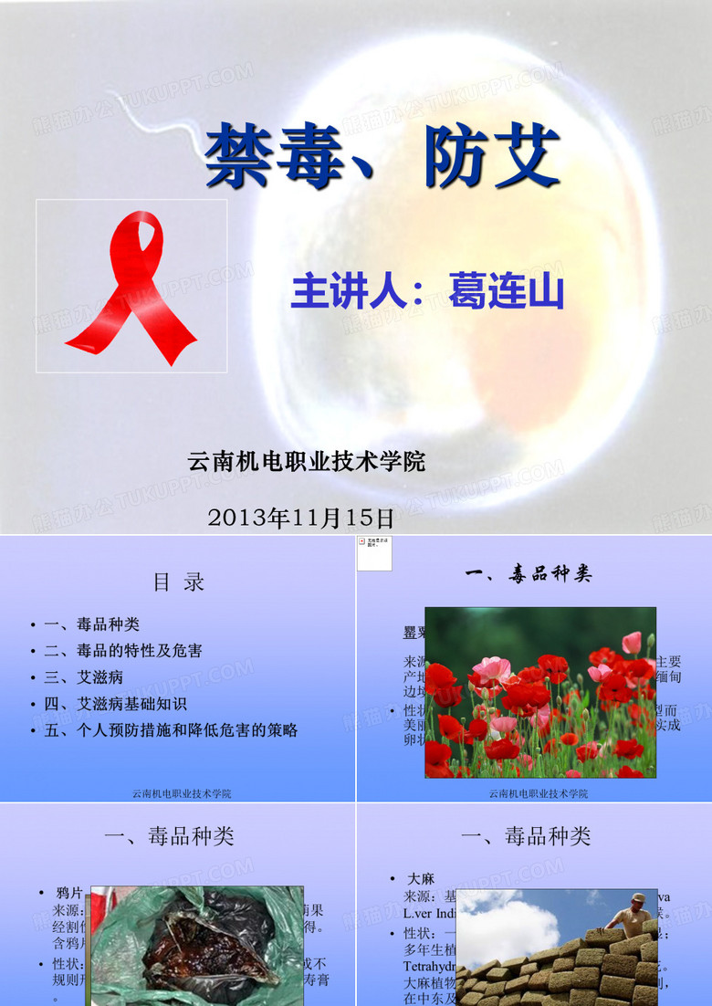 禁毒、防艾课件