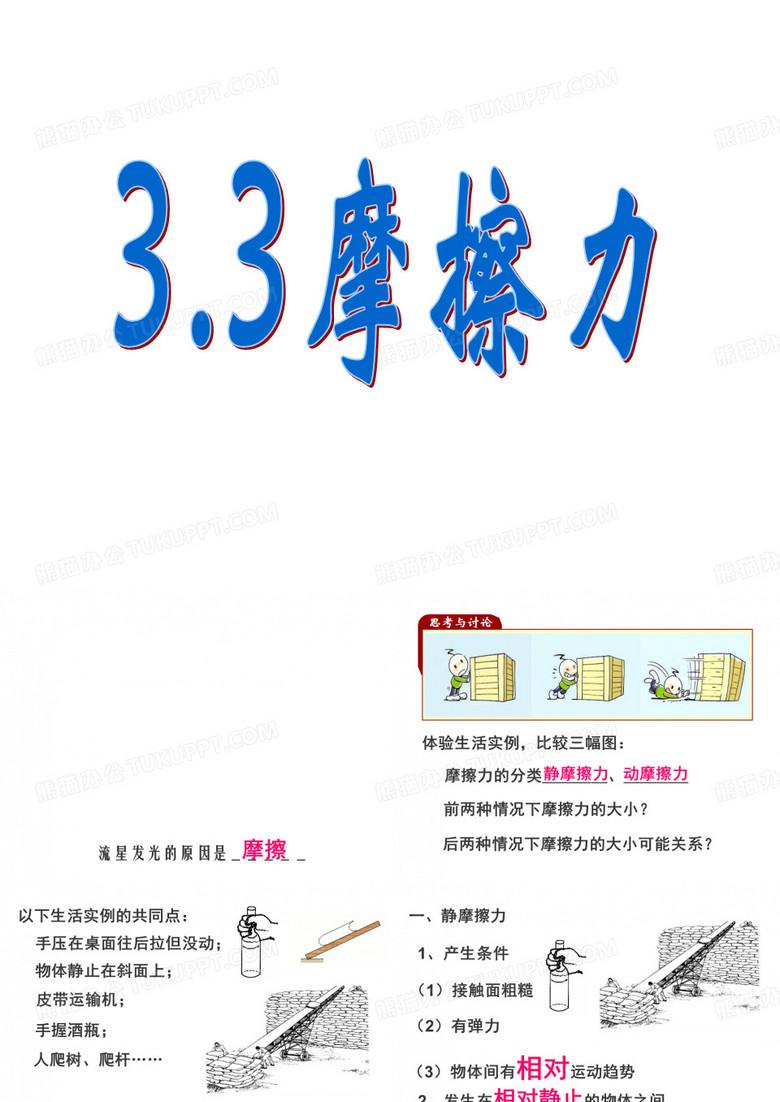摩擦力