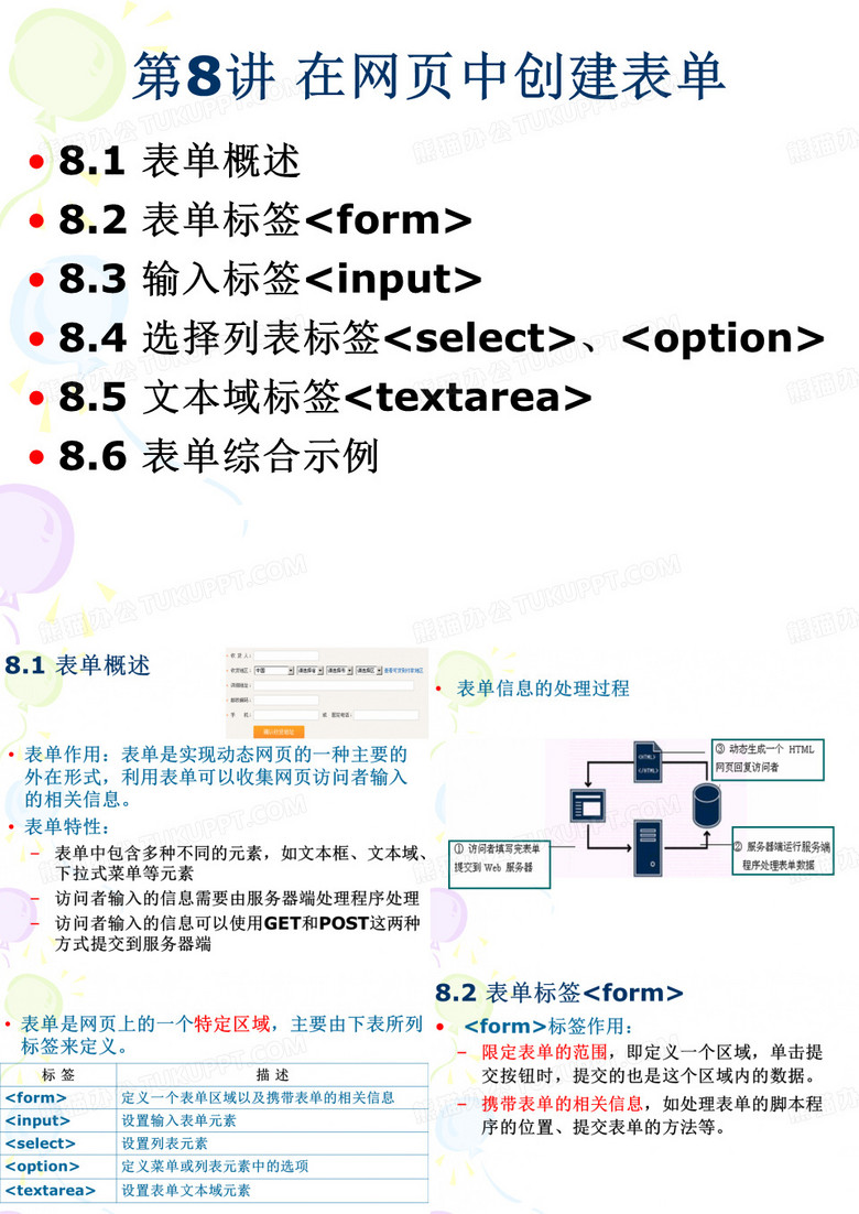 网页设计-网页设计在网页中创建表单