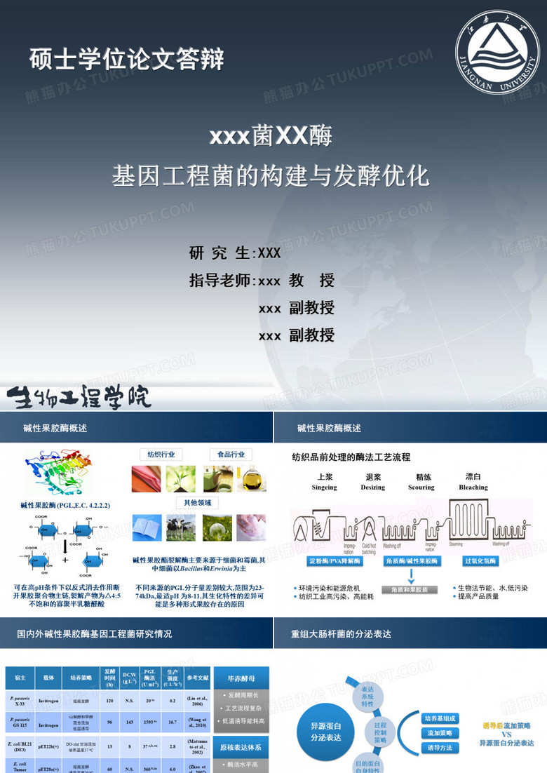 工科硕士答辩 学术汇报PPT