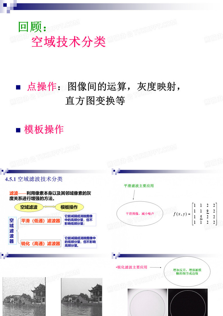 平滑锐化滤波