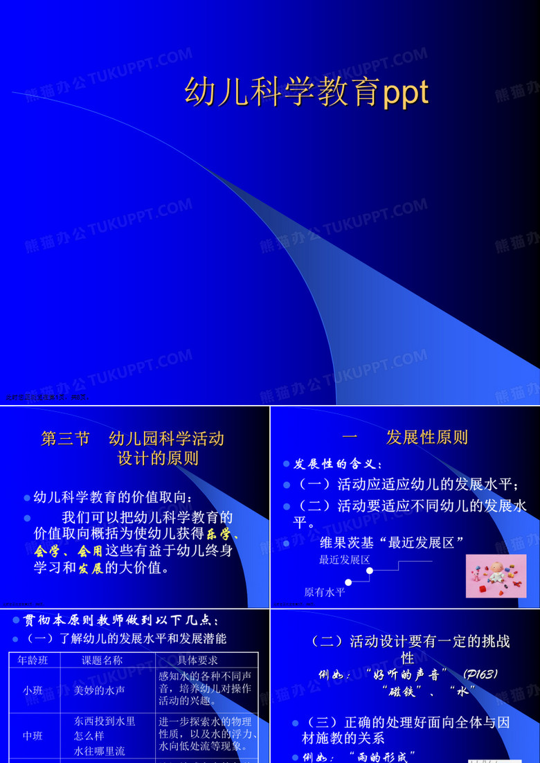 幼儿科学教育ppt