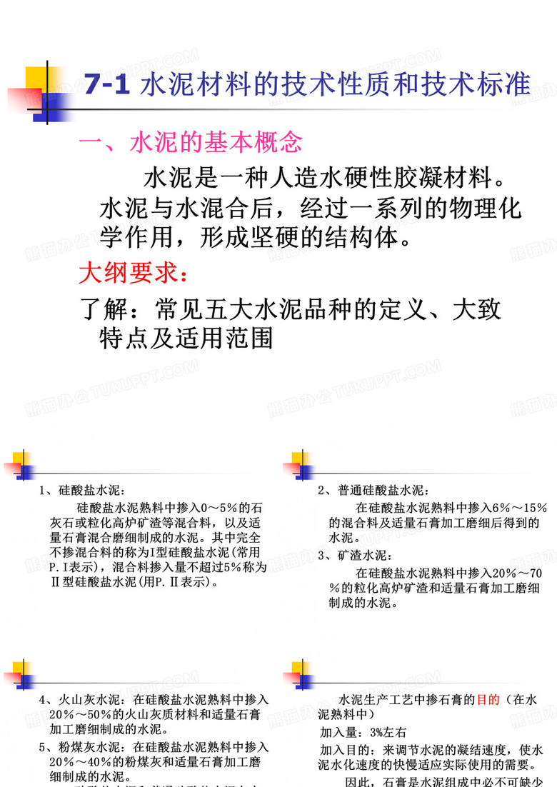 水泥及水泥混凝土