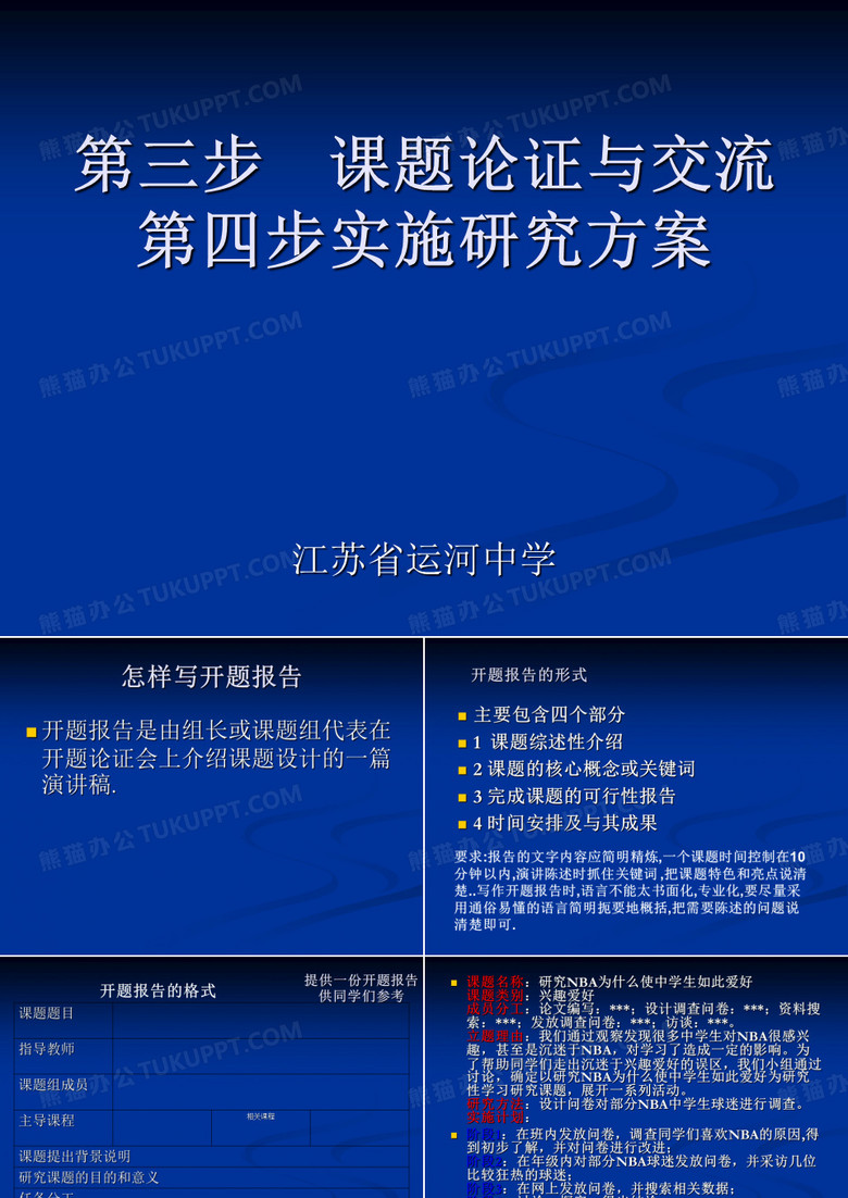 研究性学习的步骤