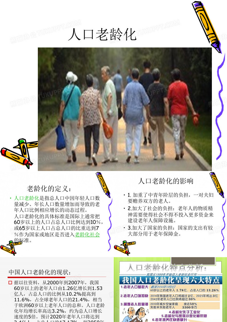 人口老龄化PPT