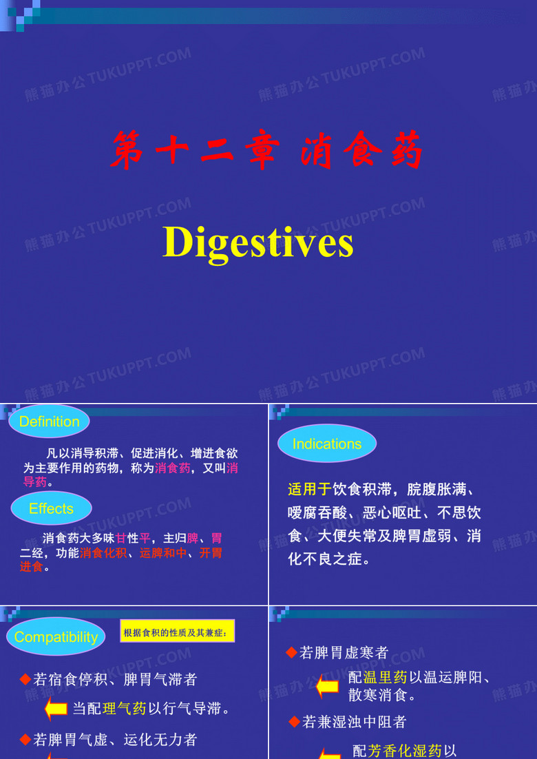 中药学消食药