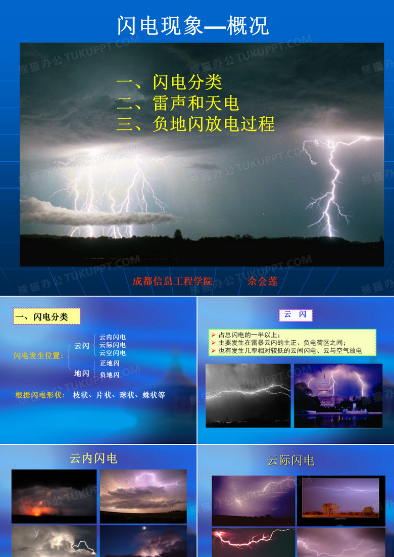 第七章、闪电(1)闪电分类