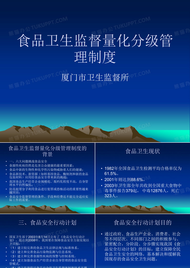 食品卫生量化分级管理制度