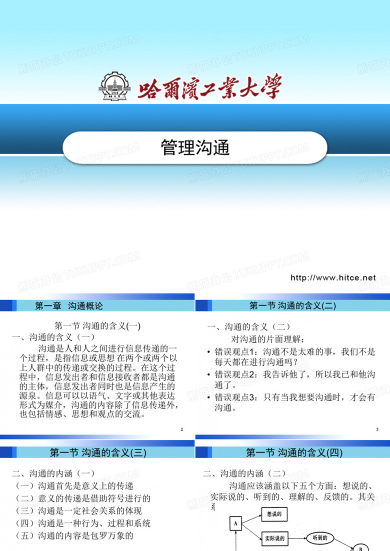 管理沟通-哈尔滨工业大学