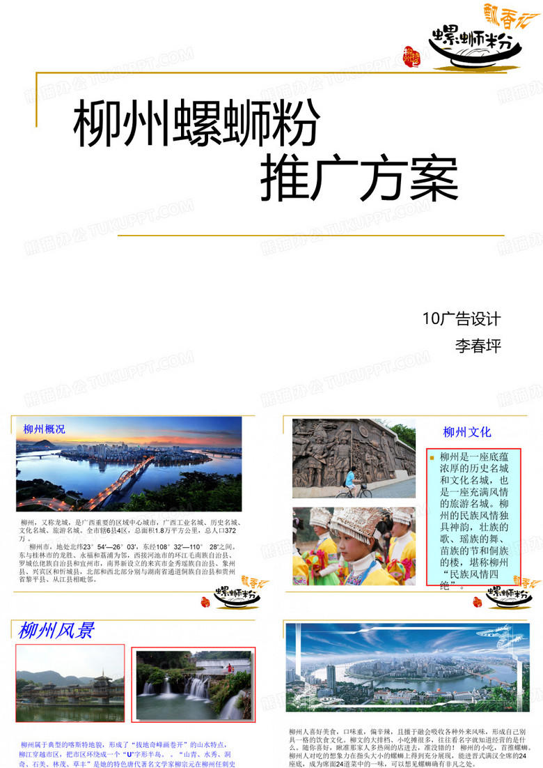 柳州螺蛳粉推广方案.ppt