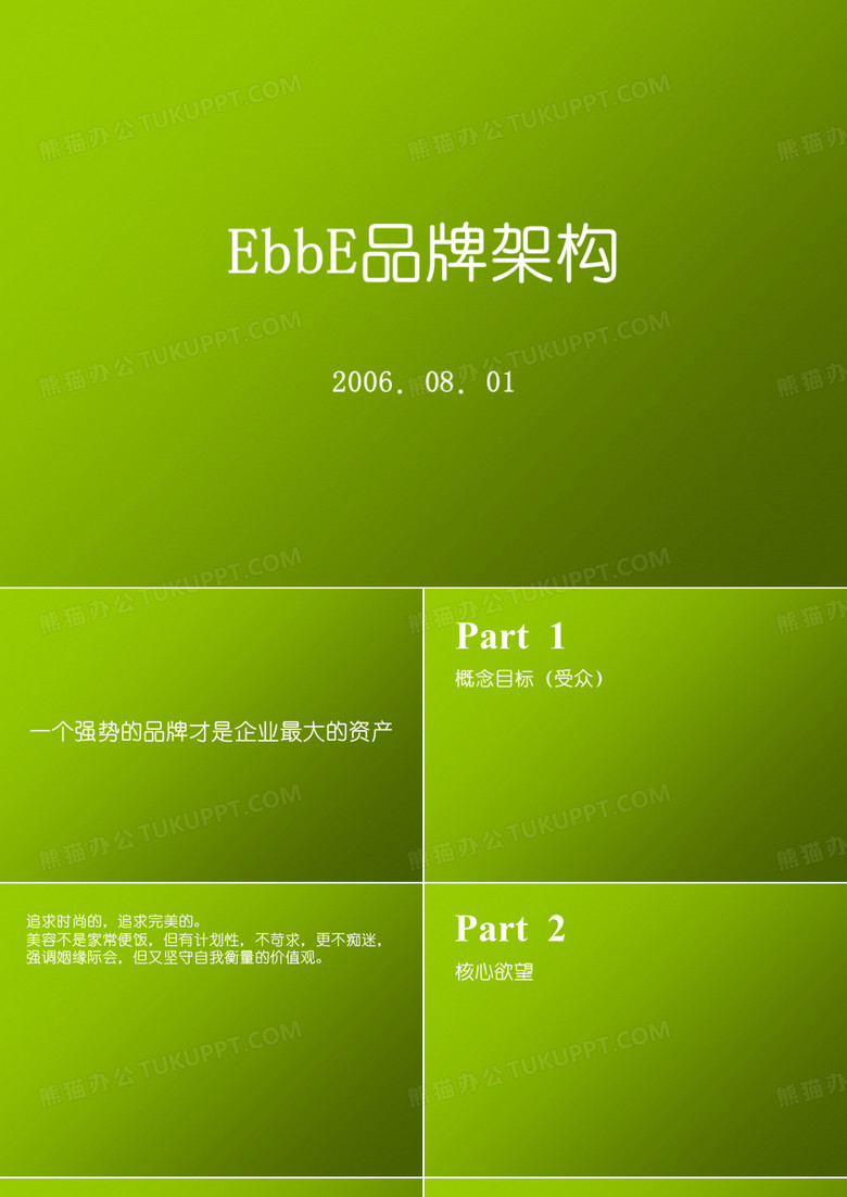化妆品品牌架构提案