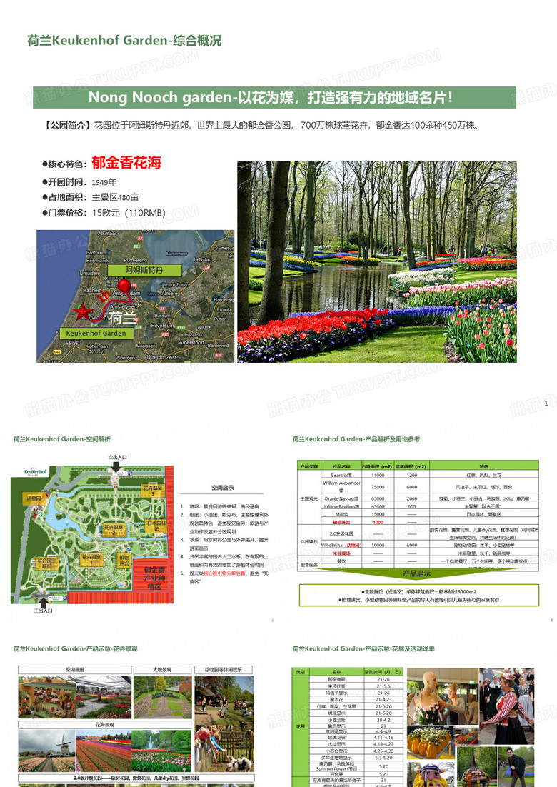 荷兰库肯霍夫花园(欧洲花园)案例