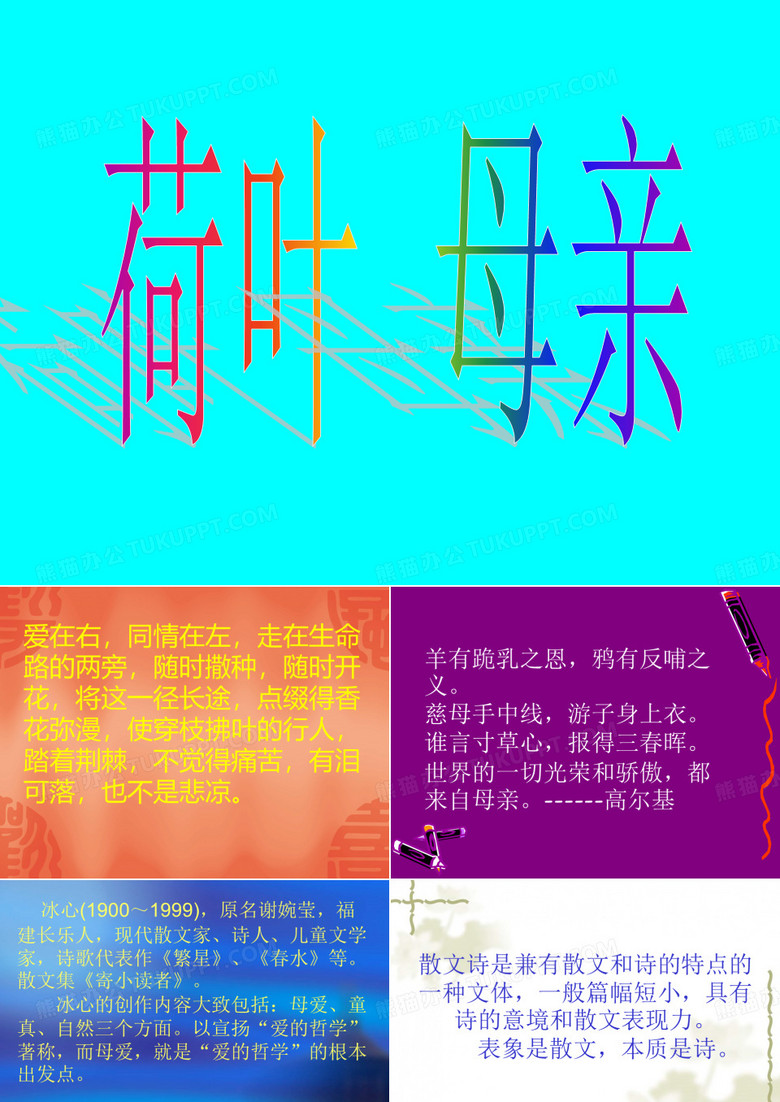 荷叶 母亲