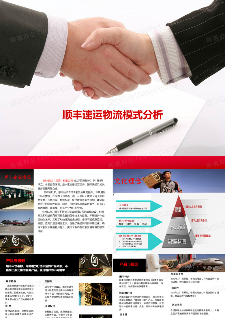顺丰速运物流模式分析