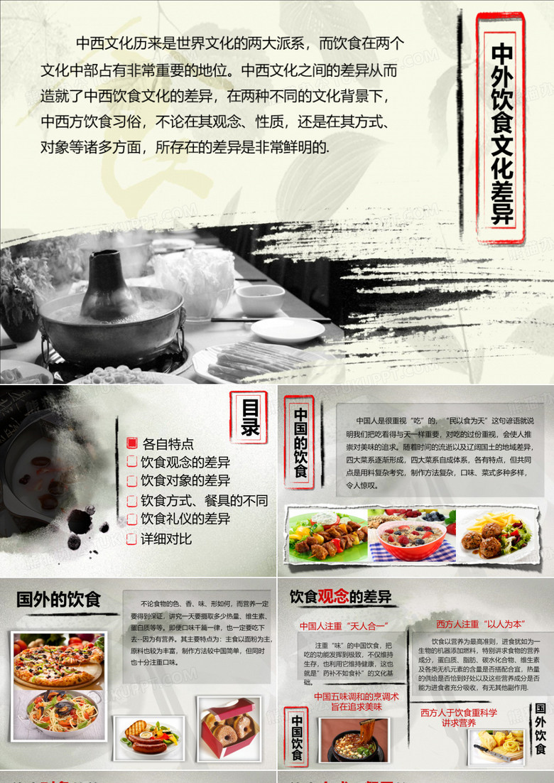 中外饮食文化差异概要