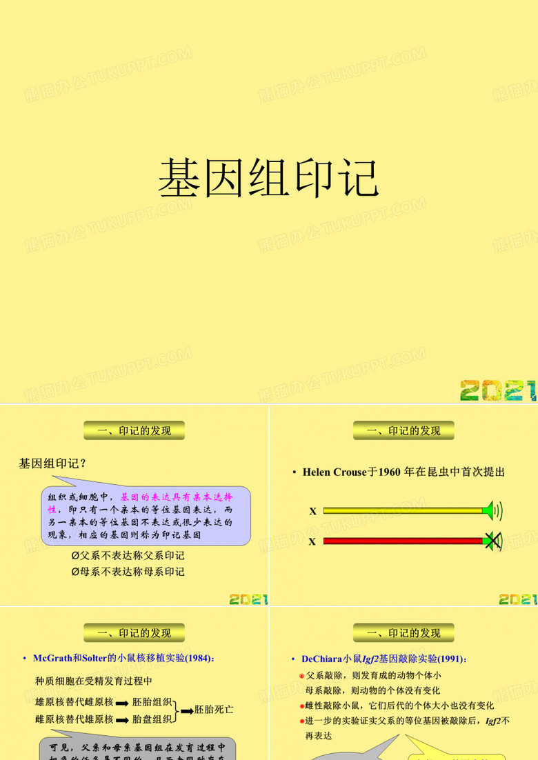 基因组印记优品文档