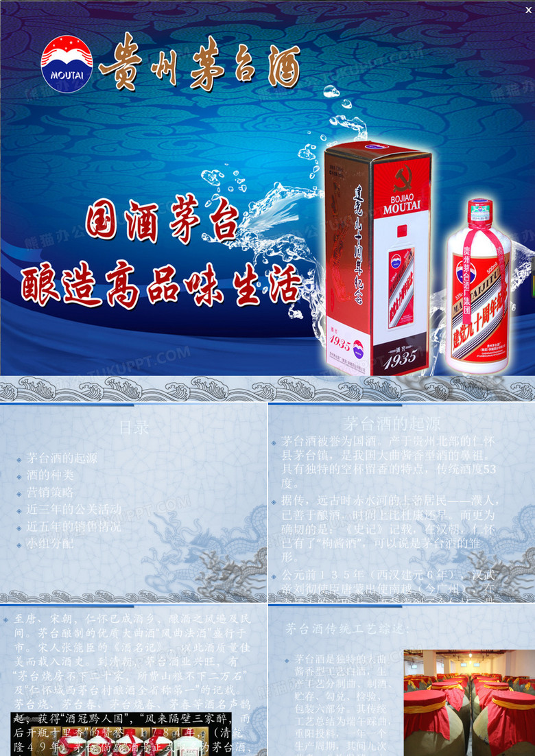 国酒茅台PPT 