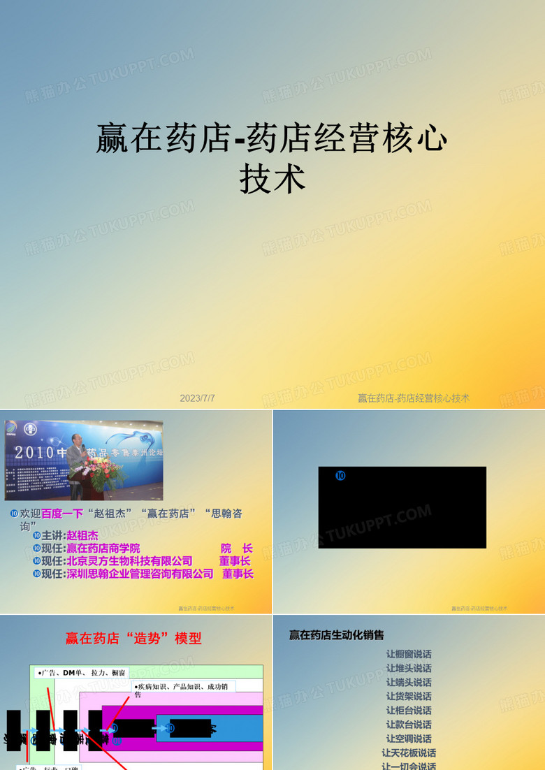 赢在药店-药店经营核心技术