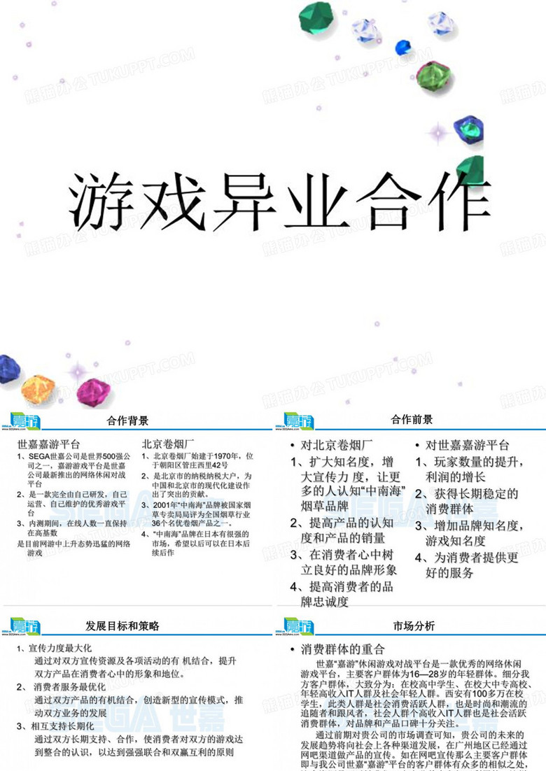 游戏异业合作