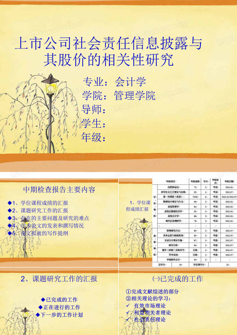 中期检查范例