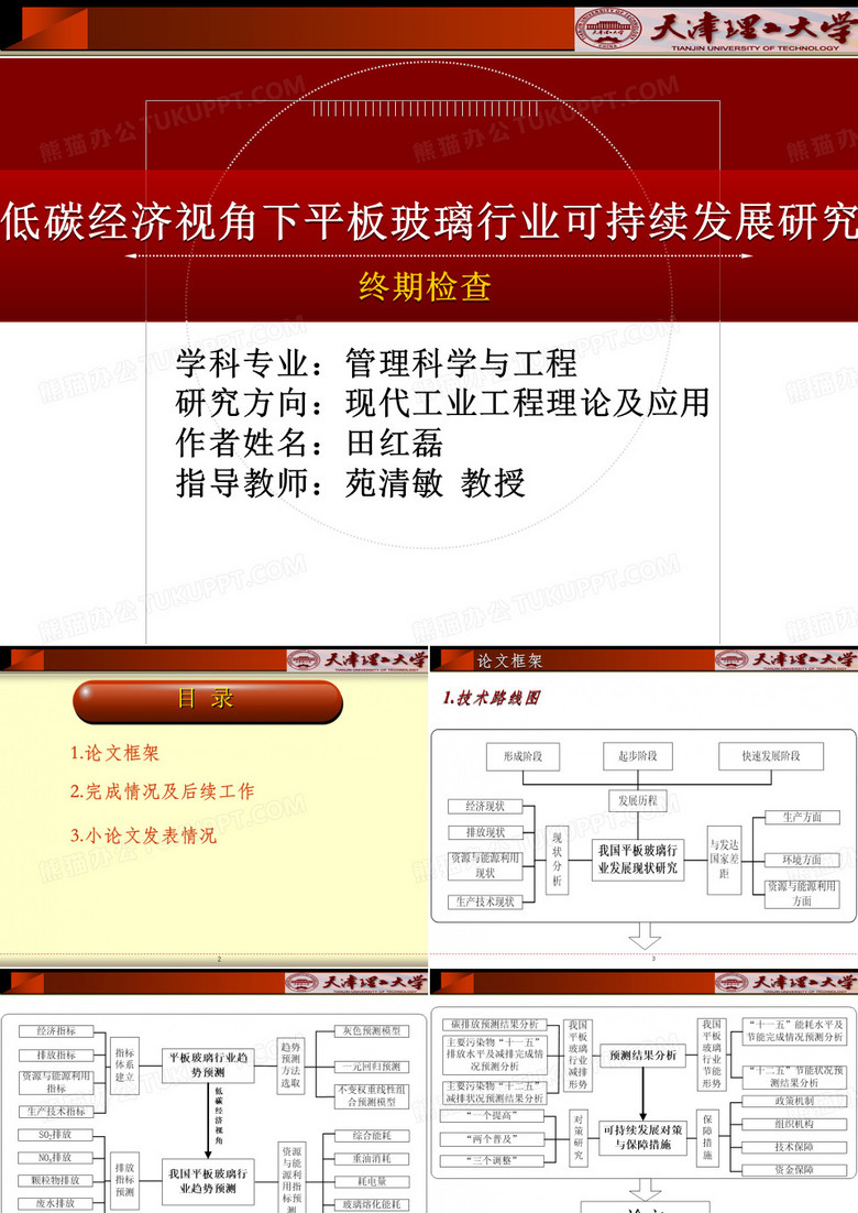 论文中期检查模板