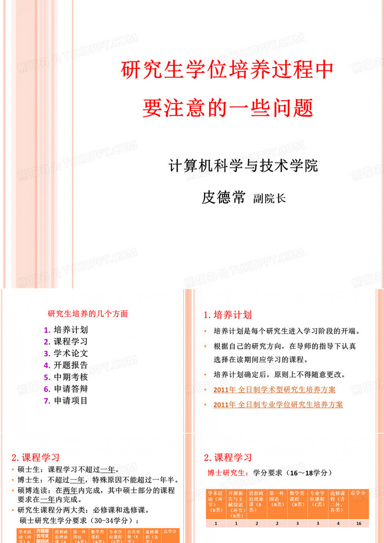 南航研究生培养PPT