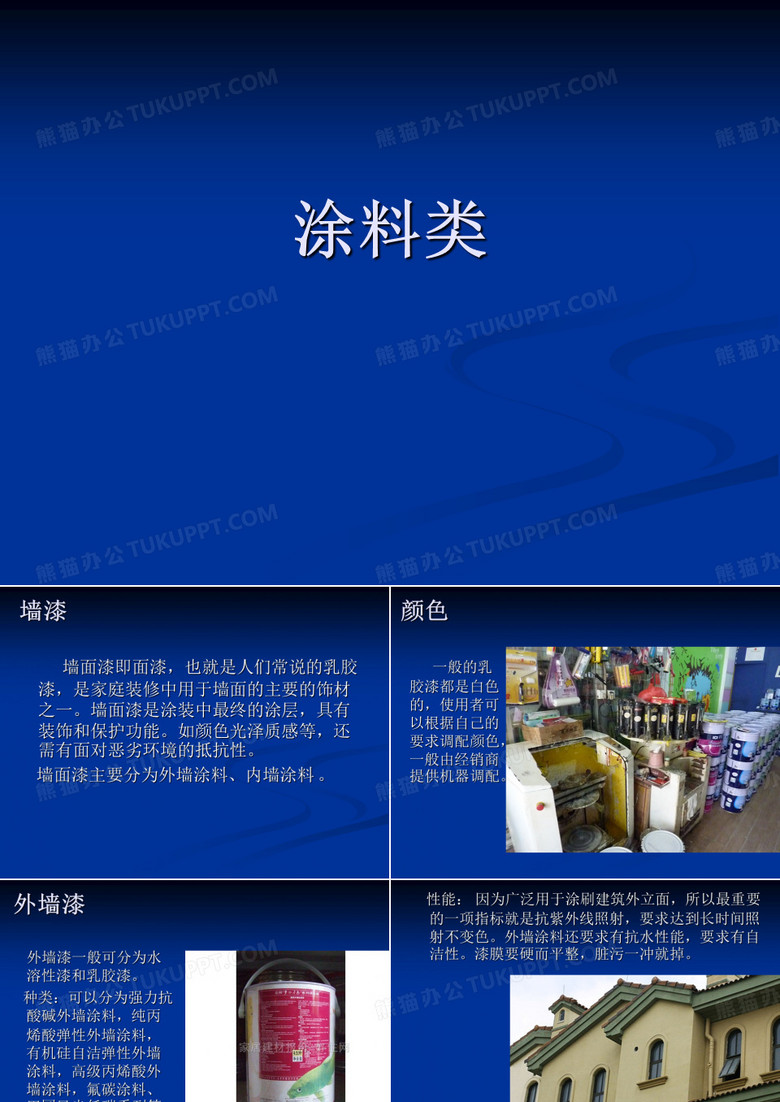 建筑材料涂料类