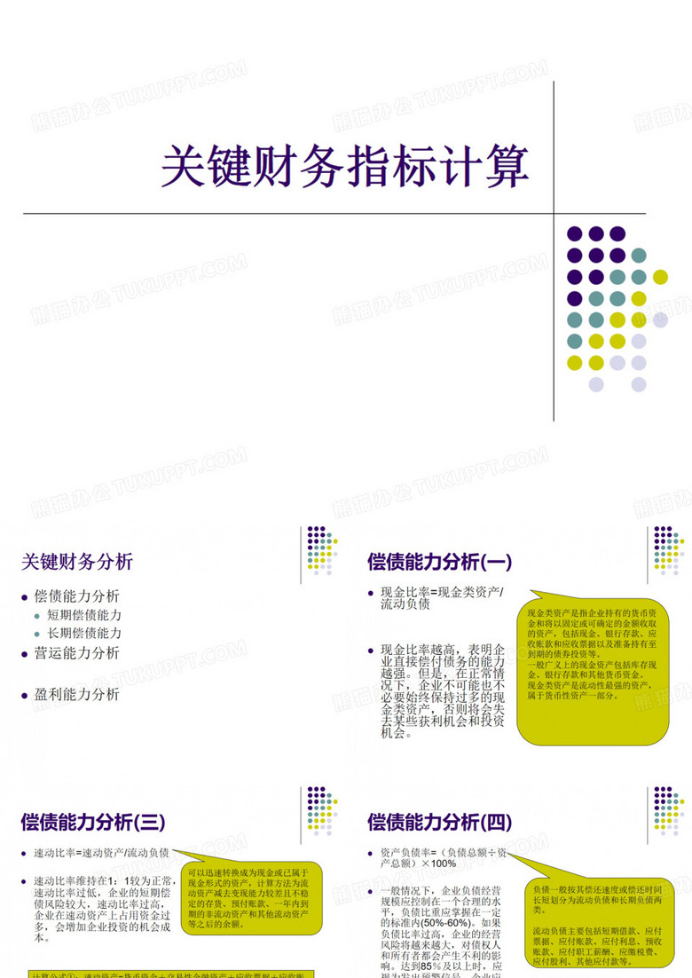 关键财务指标分析-