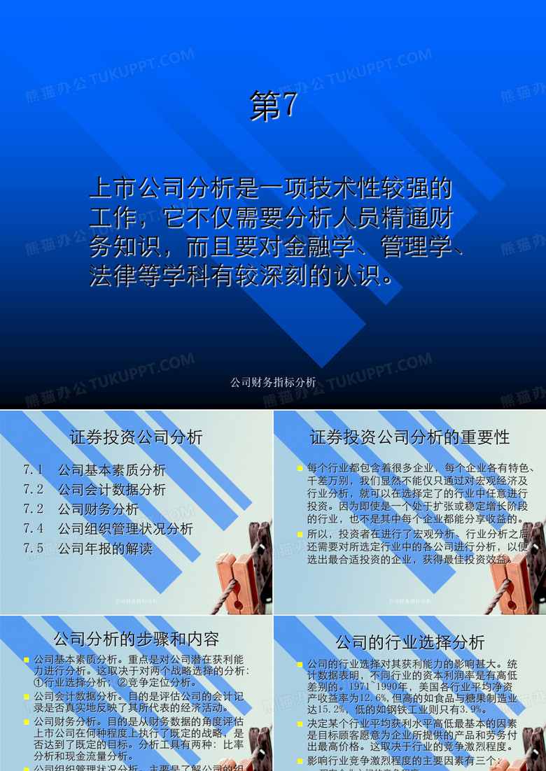 公司财务指标分析