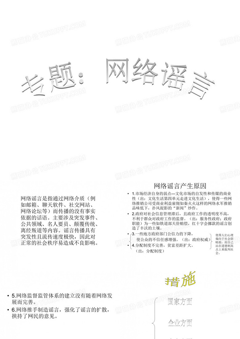 网络谣言专题