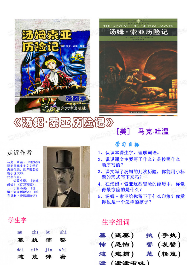 《汤姆索亚历险记》