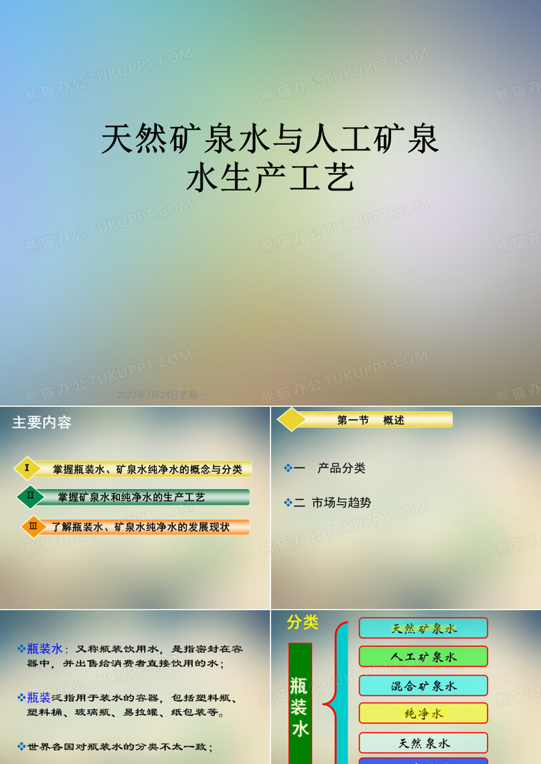 天然矿泉水与人工矿泉水生产工艺