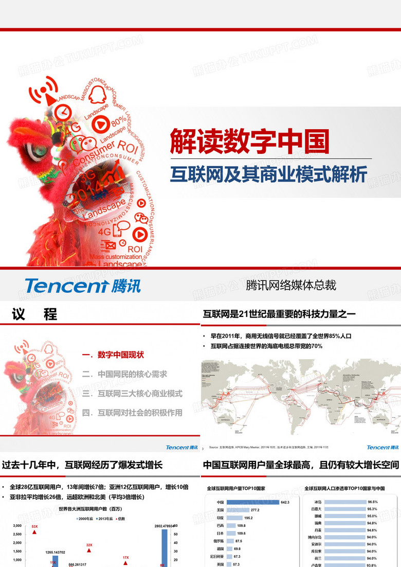 解读数字中国ppt课件