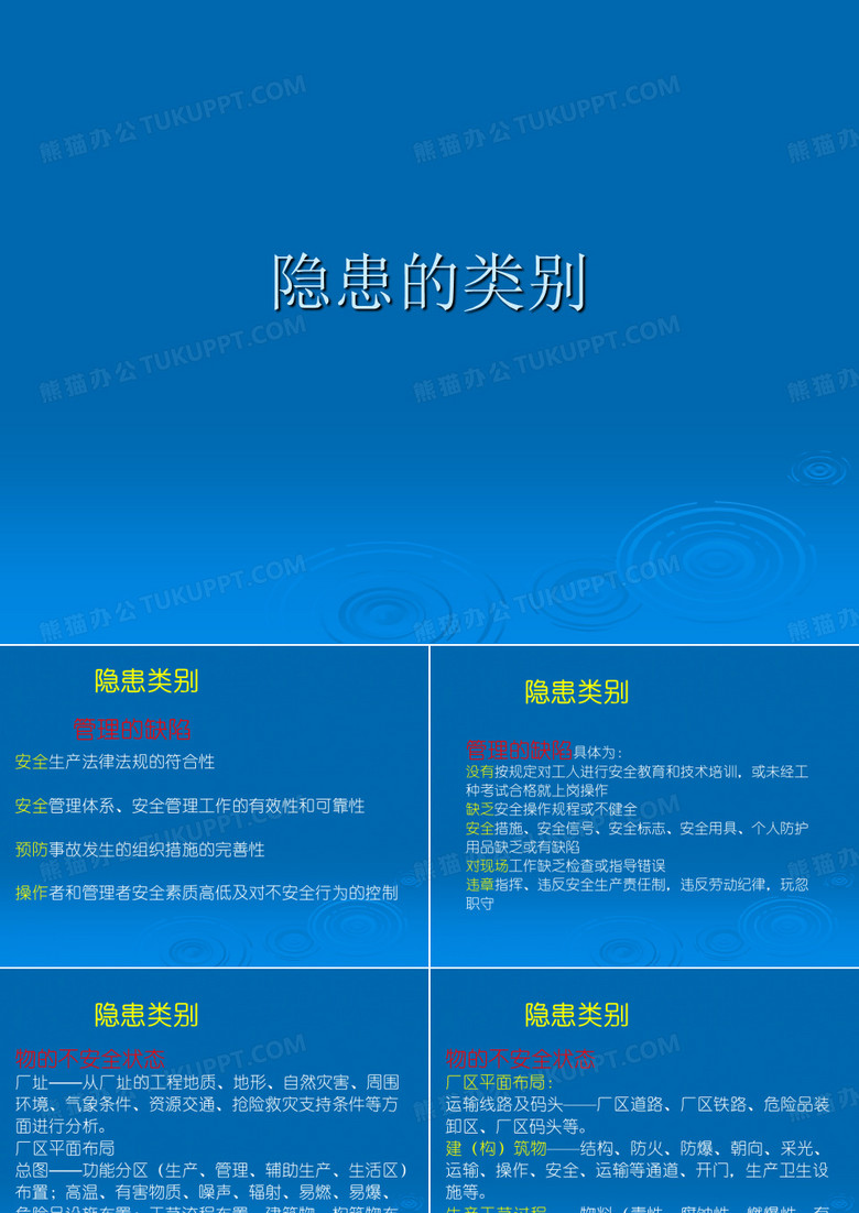隐患的类别