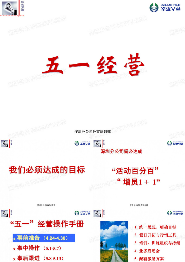 五一假日经营操作手册