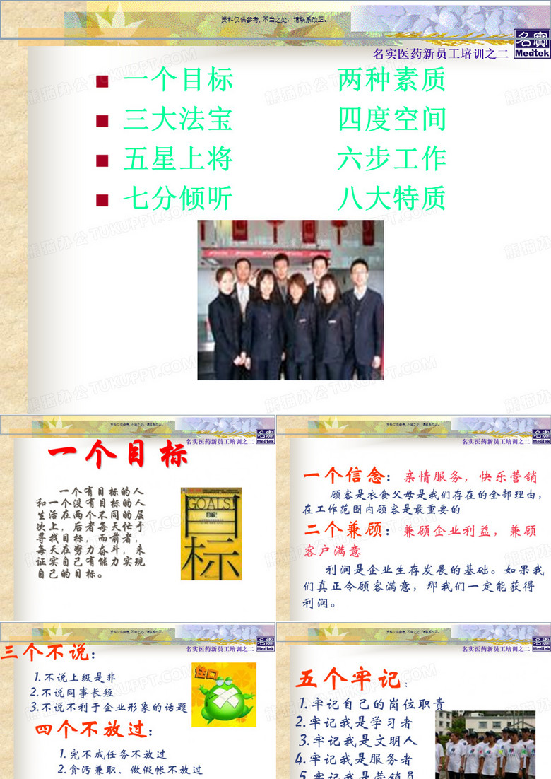 医药公司新员工培训课程