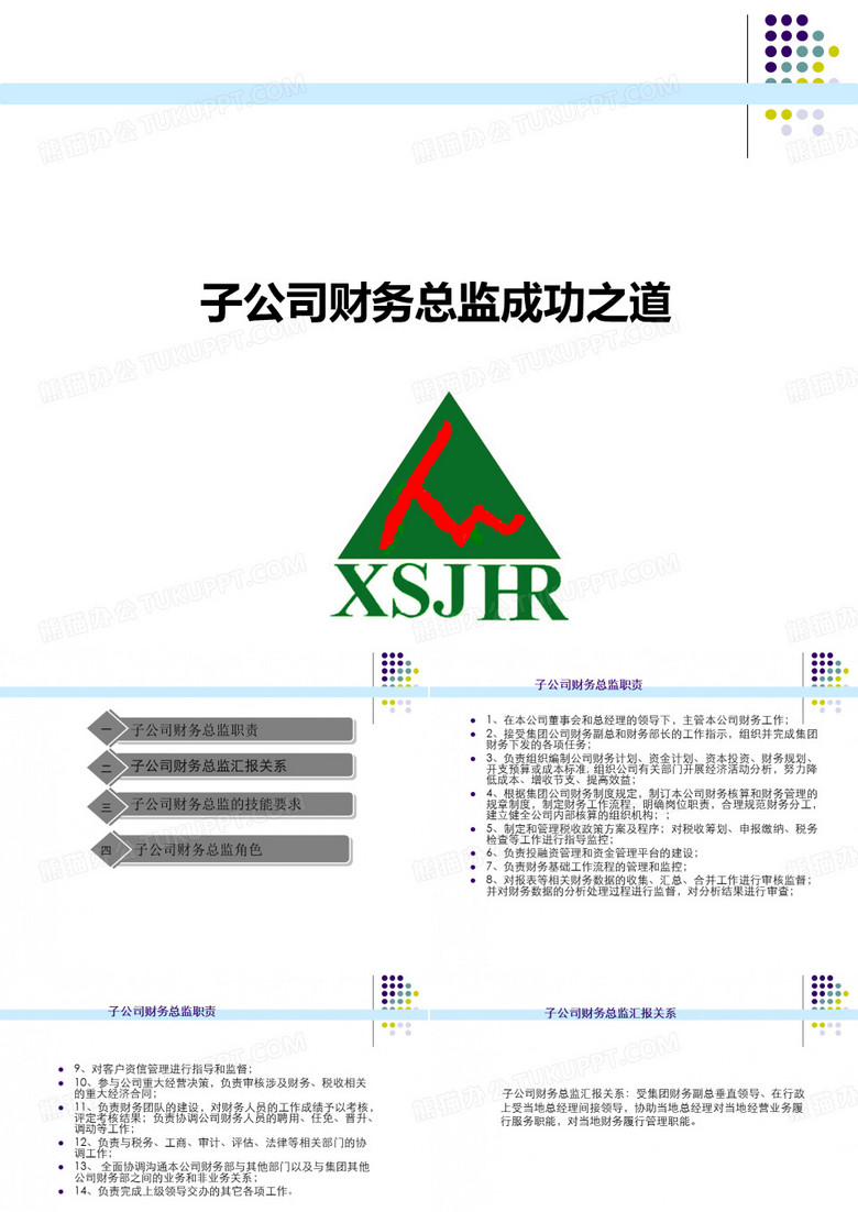 子公司财务总监(分公司财务总监)培训教材