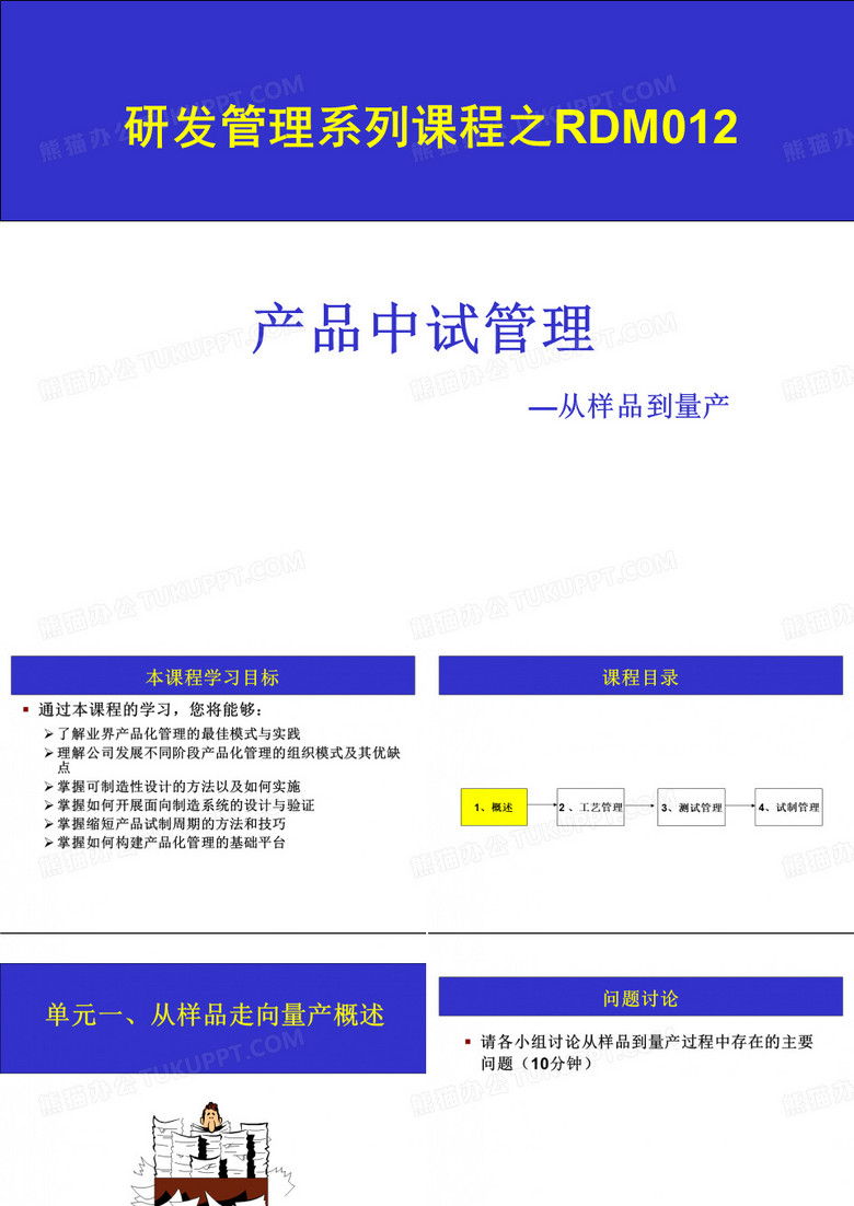 新产品从样品到量产-产品中试管理
