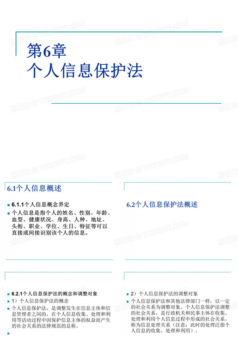 电子商务法个人信息保护法PPT课件