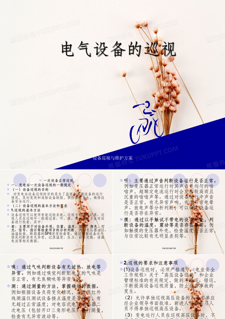 设备巡视与维护方案